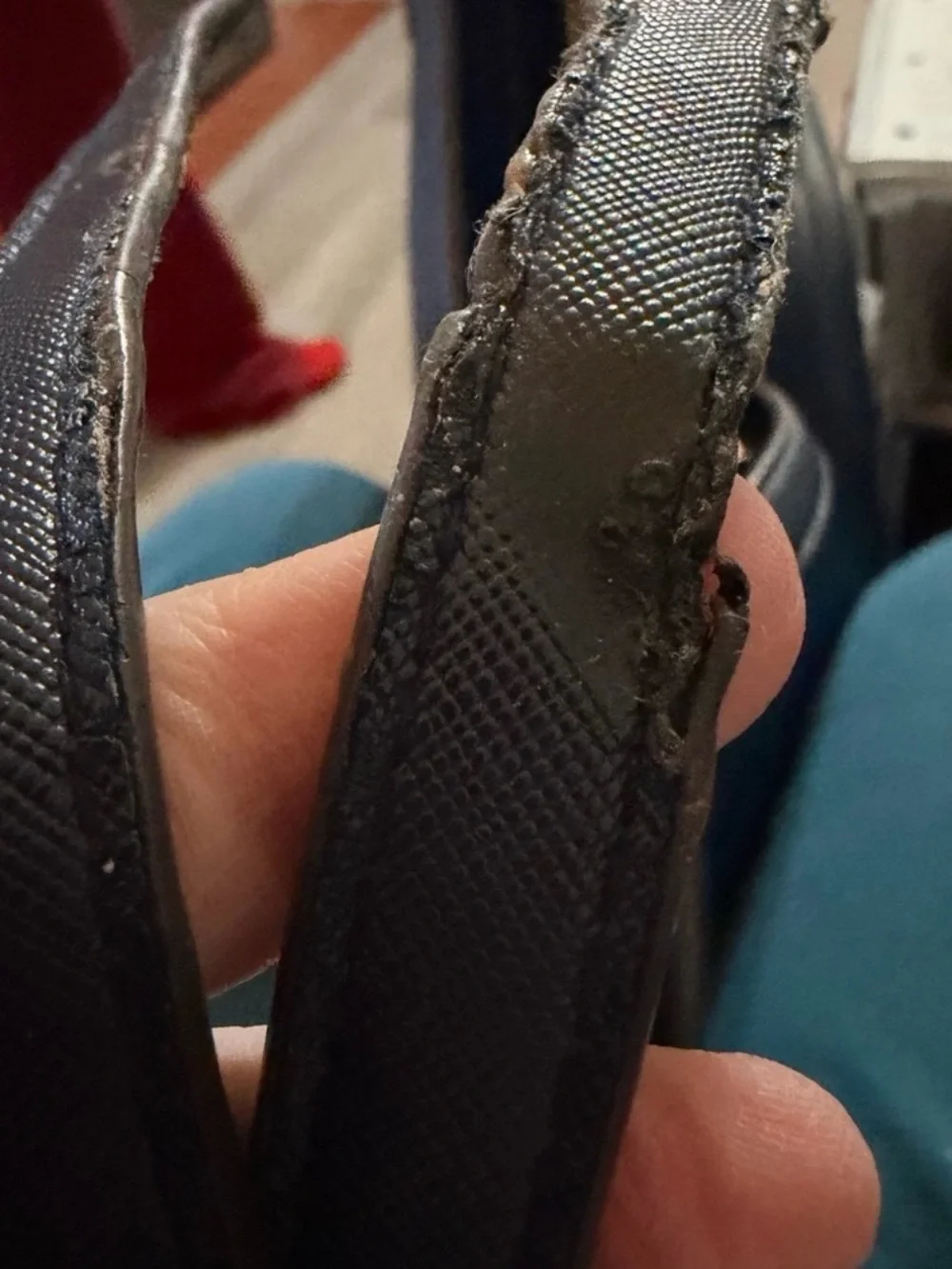 kate spade Navy Saffiano Leather Tote PLEASE READ
